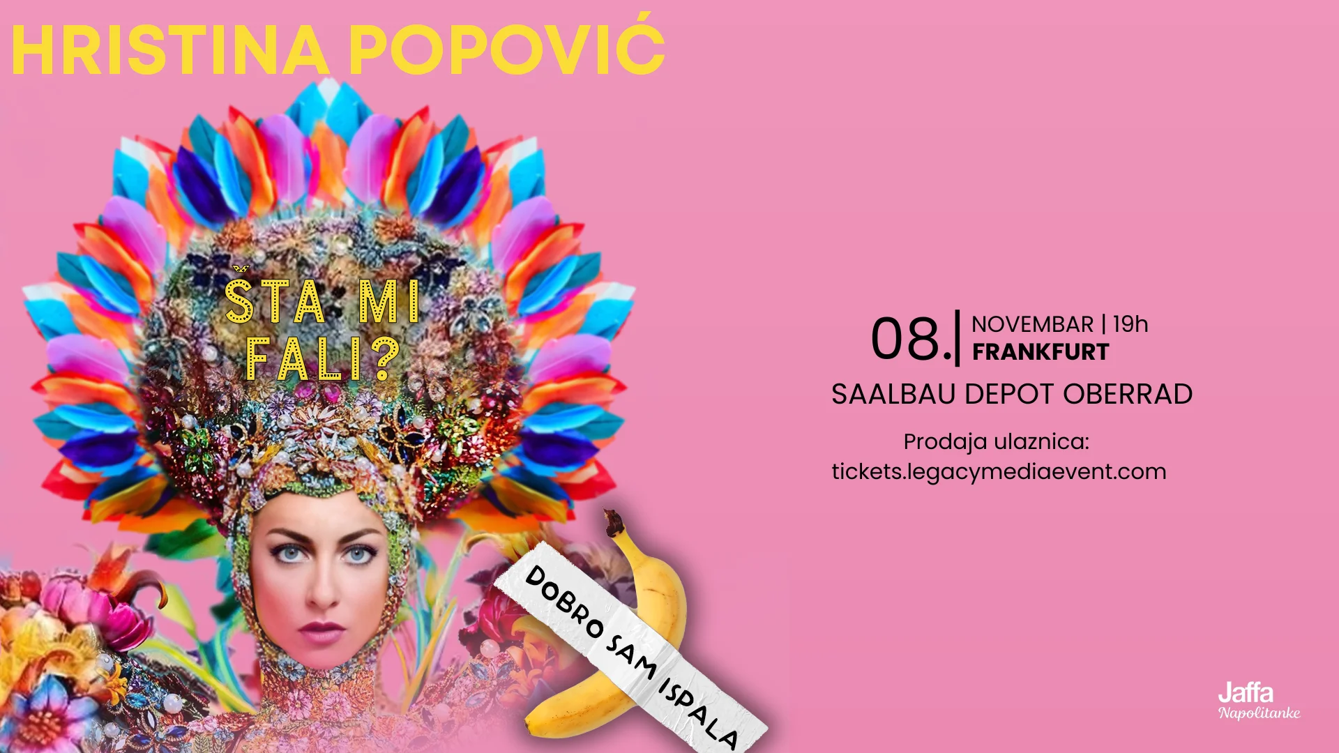 Hristina Popović - "Dobro sam ispala, šta mi fali " - Frankfurt - termin 1