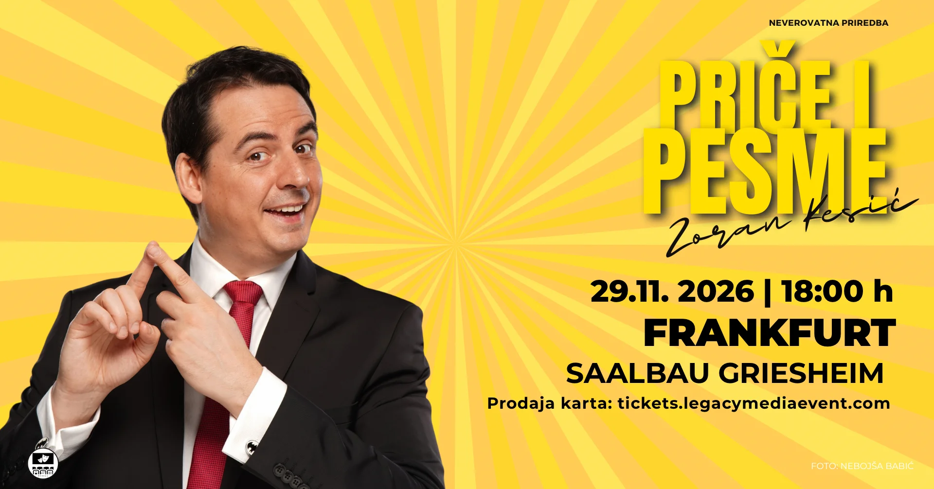 Zoran Kesić - "Priče i Pesme " - Frankfurt - termin 1