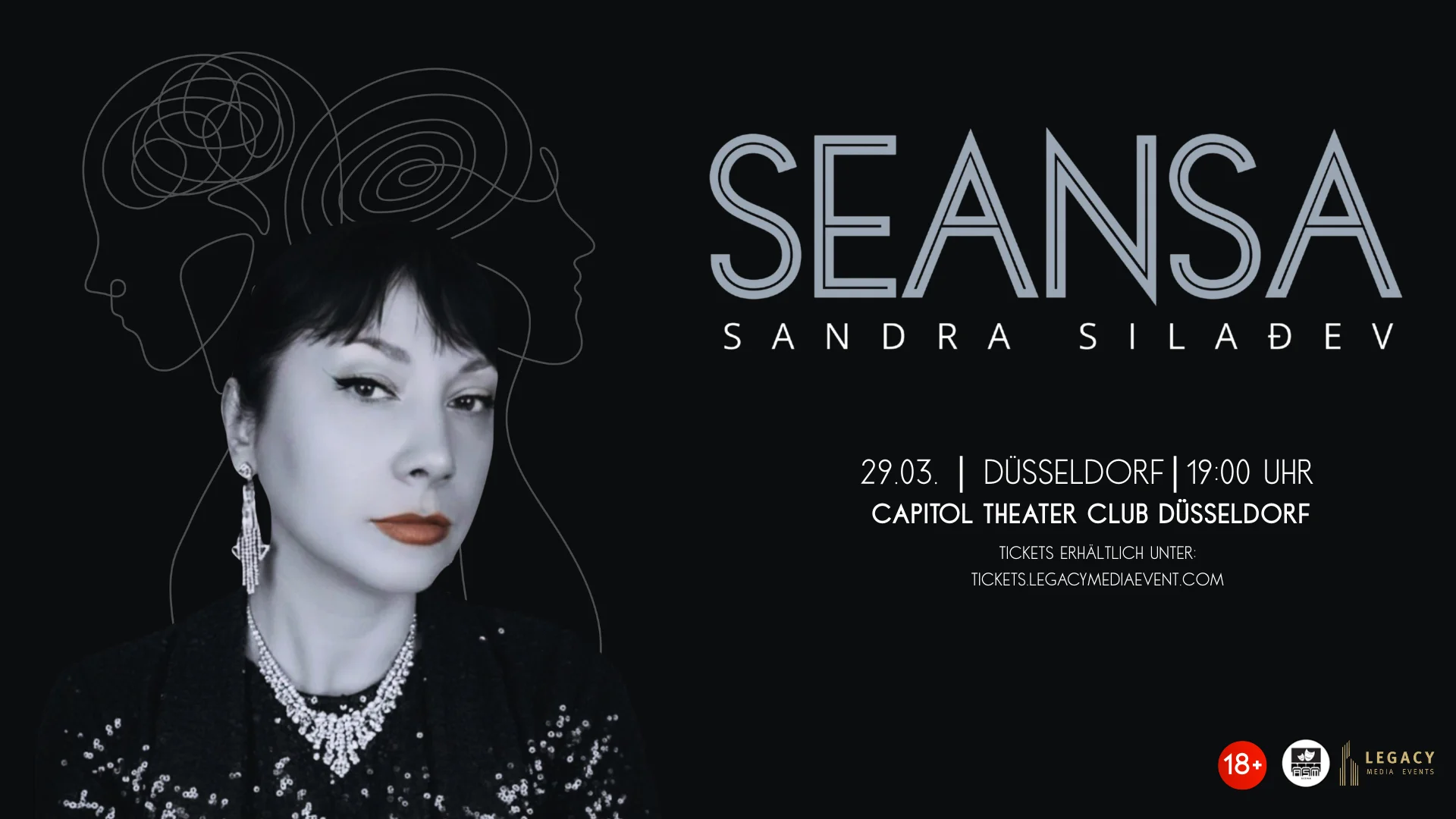 Sandra Silađev - Monodrama „Seansa" – Düsseldorf - termin 1