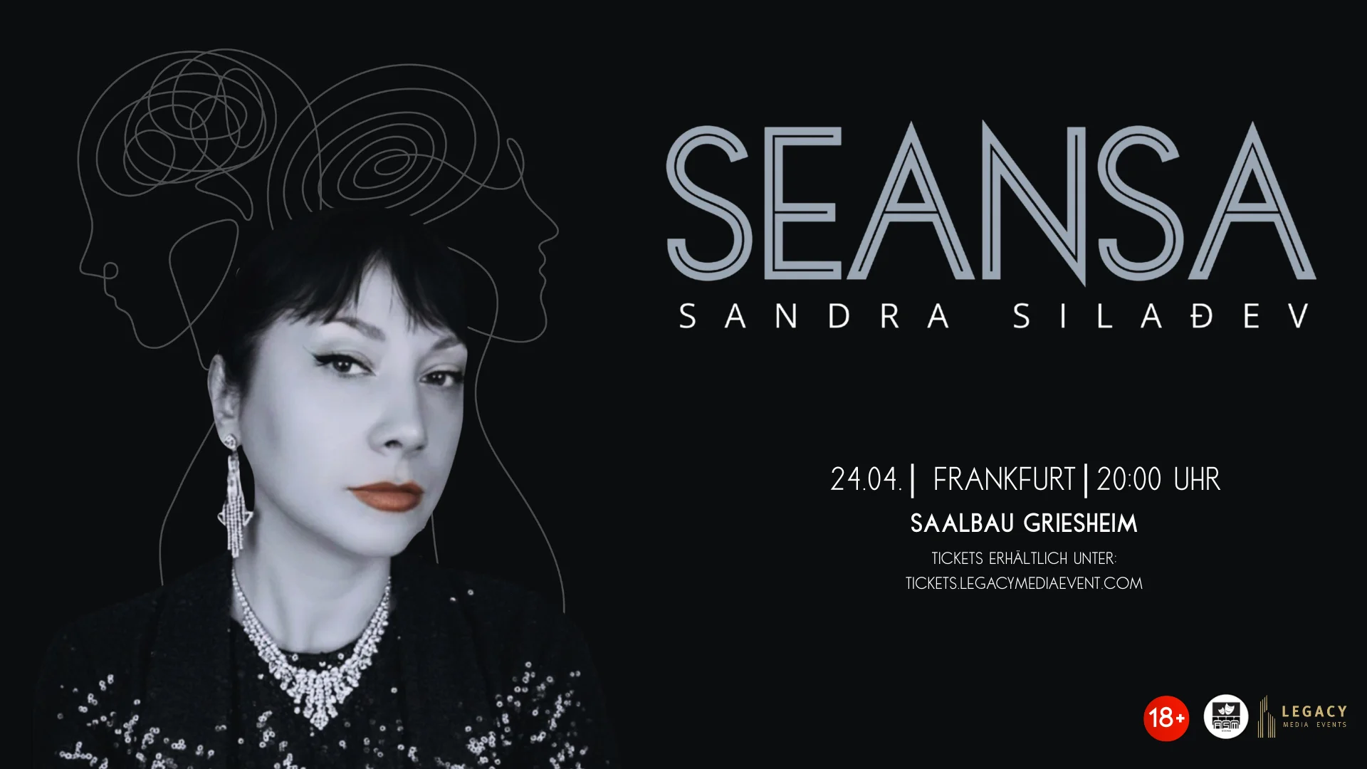 Sandra Silađev - Monodrama „Seansa" – Frankfurt - termin 1