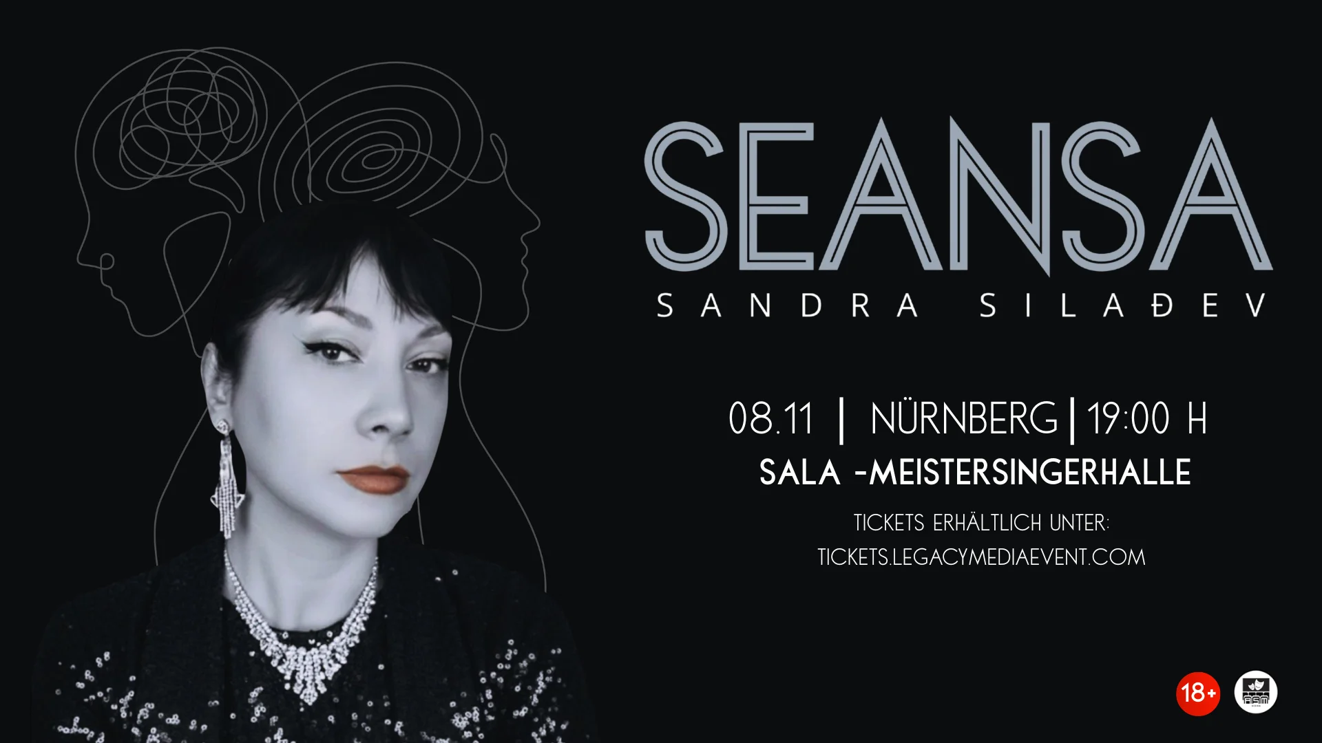 Sandra Silađev - Monodrama „Seansa" – Nürnberg  - termin 1