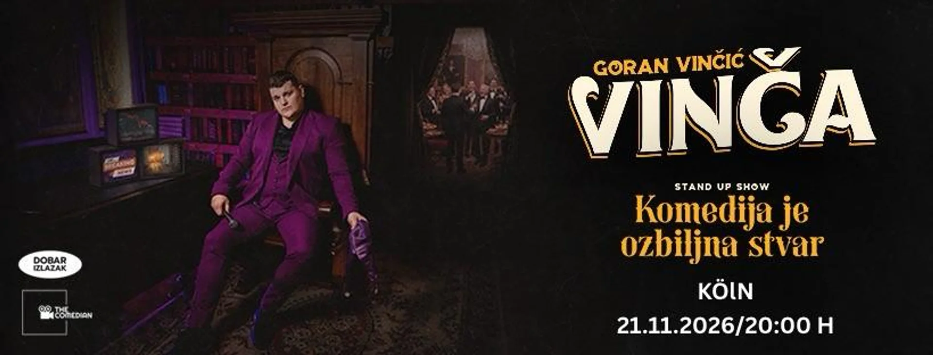 Goran Vinčić Vinča - "Komedija je ozbiljna stvar" - Köln - termin 1