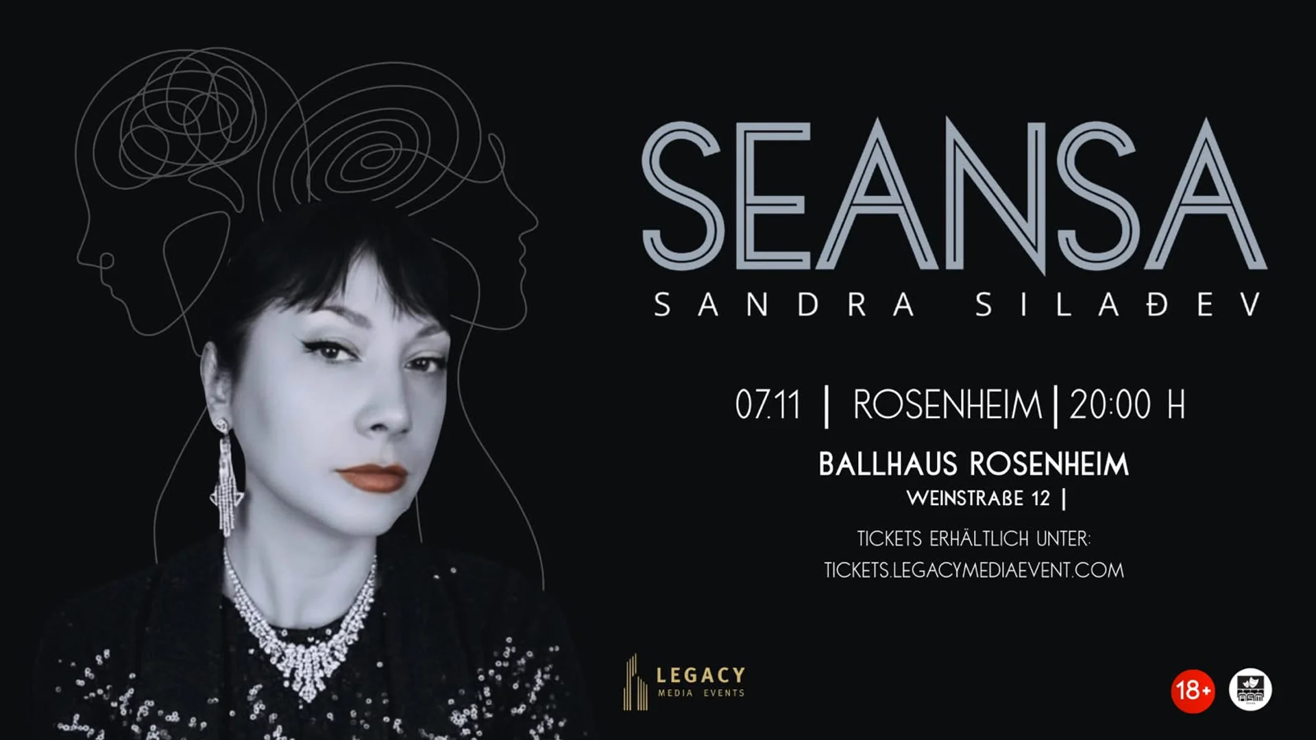 Sandra Silađev - Monodrama „Seansa" – Rosenheim - termin 1