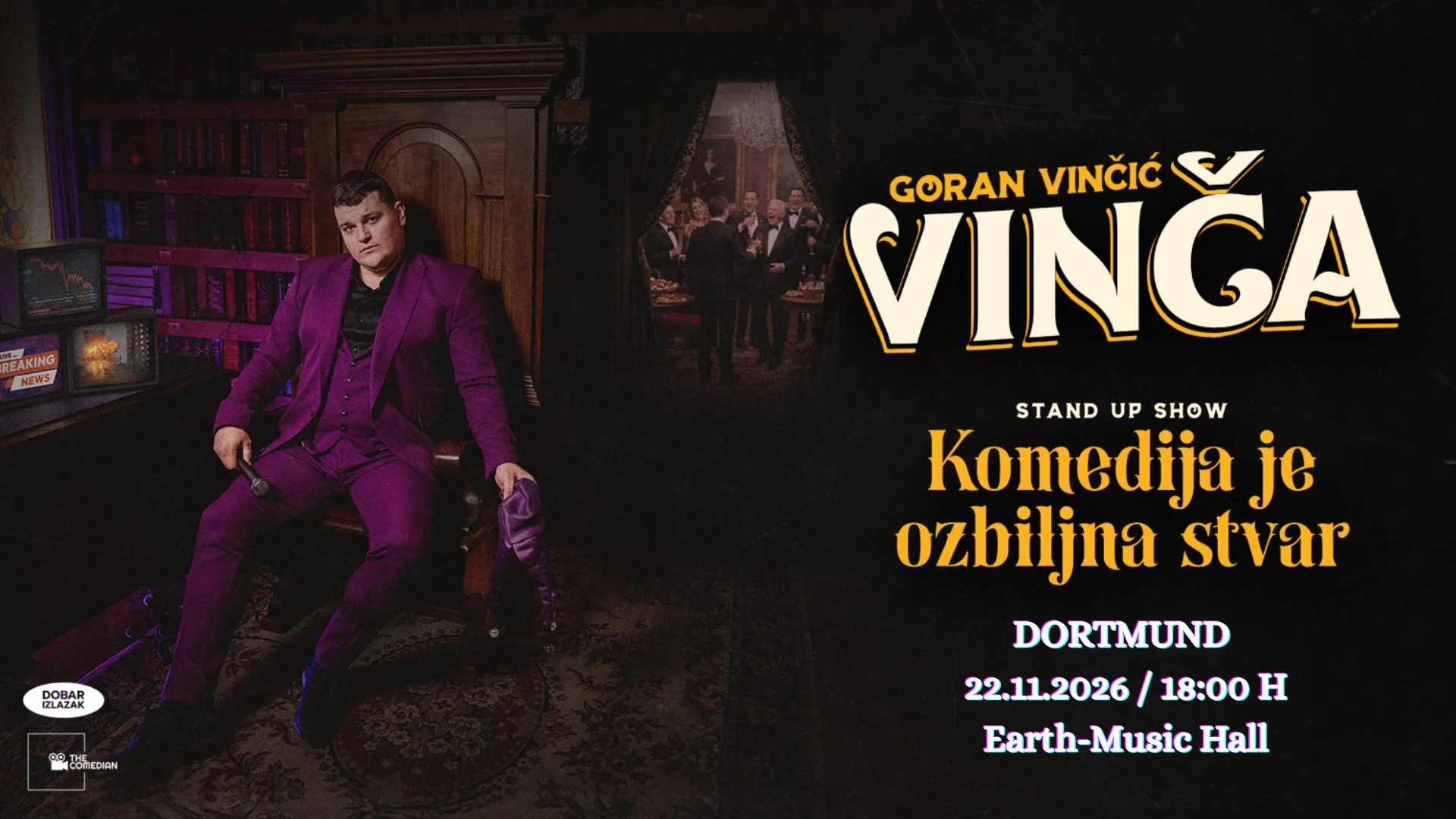 Goran Vinčić Vinča - "Komedija je ozbiljna stvar" - Dortmund - termin 1
